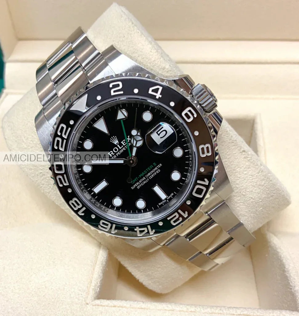 Rolex replica GMT Master II 116710LN Ghiera nera orologio replica Amici del Tempo rolex replica