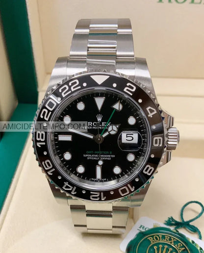 Rolex replica GMT Master II 116710LN Ghiera nera orologio replica Amici del Tempo rolex replica