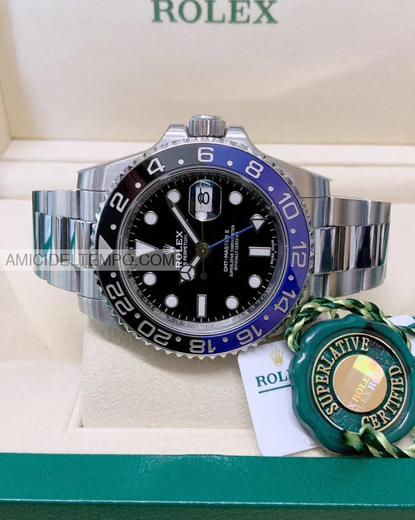 Rolex replica GMT Master II 126710BLNR Batman oyster orologio replica Amici del Tempo rolex replica