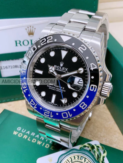Rolex replica GMT Master II 126710BLNR Batman oyster orologio replica Amici del Tempo rolex replica