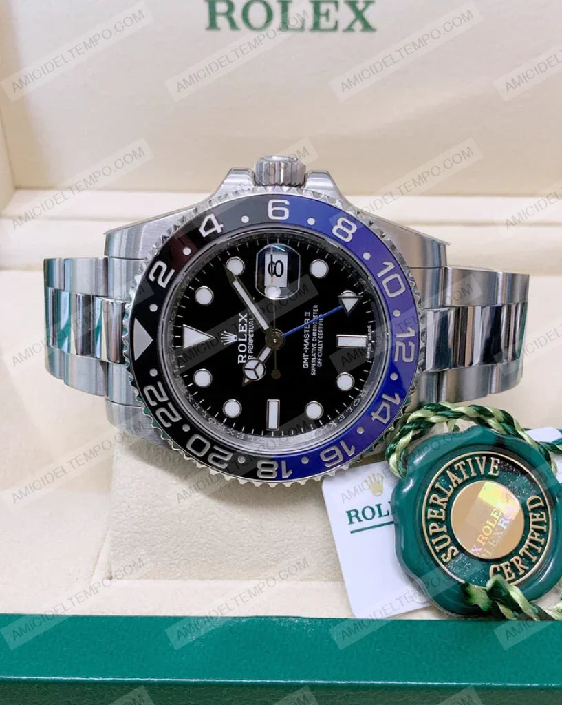 Rolex replica GMT Master II 126710BLNR Batman oyster orologio replica