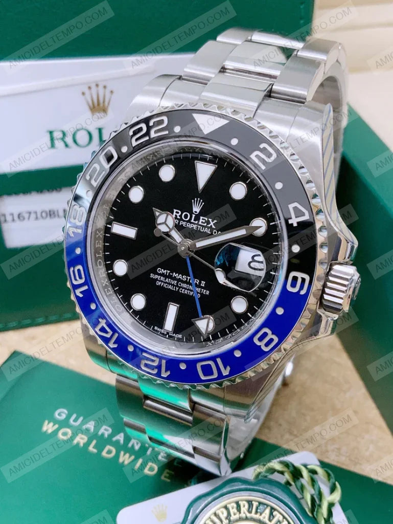 Rolex replica GMT Master II 126710BLNR Batman oyster orologio replica Amici del Tempo rolex replica