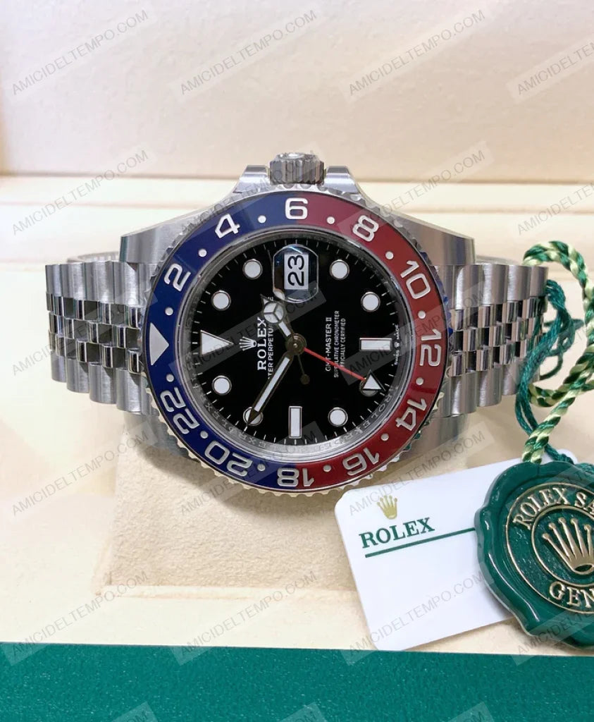 Rolex replica GMT Master II 126710BLRO Pepsi jubilè orologio replica Amici del Tempo rolex replica