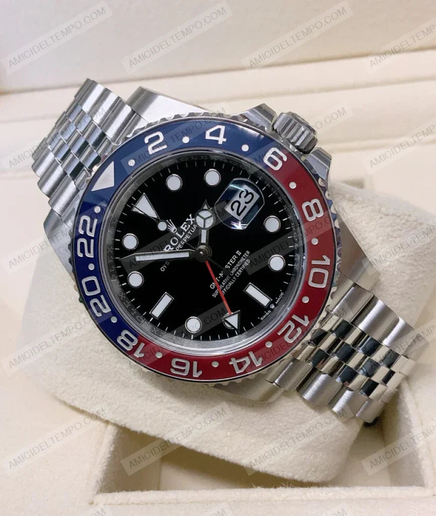 Rolex replica GMT Master II 126710BLRO Pepsi jubilè orologio replica Amici del Tempo rolex replica