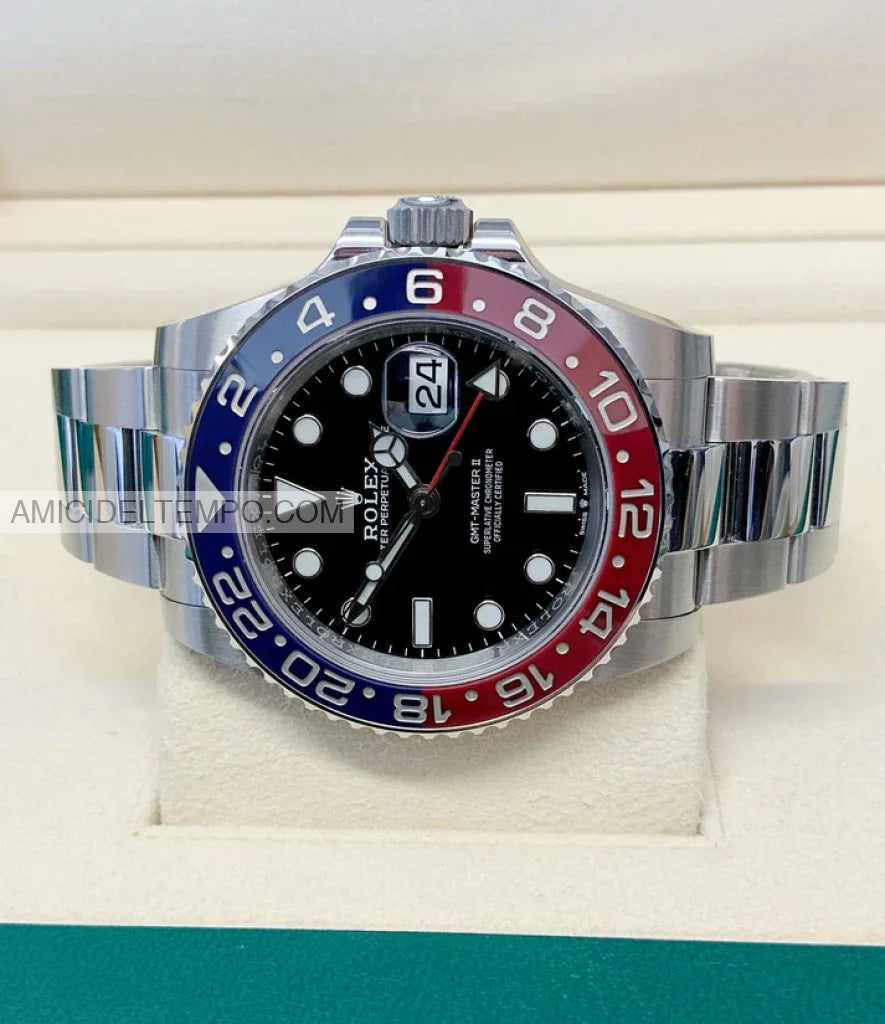 Rolex replica GMT Master II 126710BLRO Pepsi oyster orologio replica Amici del Tempo rolex replica