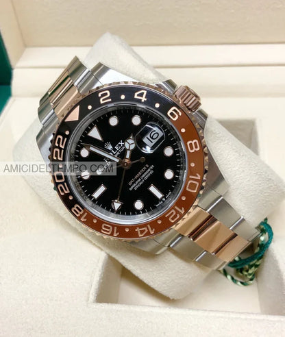 Rolex replica GMT Master II 126711CHNR acciaio oro rosa orologio replica Amici del Tempo rolex replica