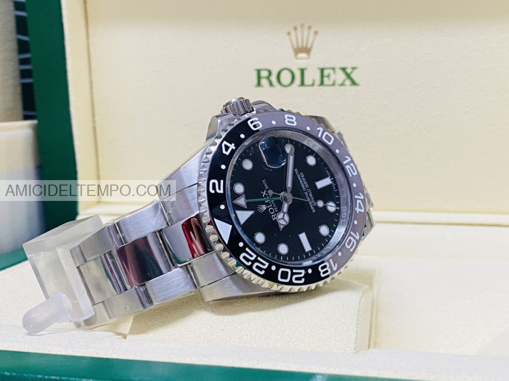 Rolex replica GMT Master II oyster ghiera grigo/nera orologio replica Amici del Tempo rolex replica