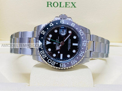 Rolex replica GMT Master II oyster ghiera grigo/nera orologio replica Amici del Tempo rolex replica