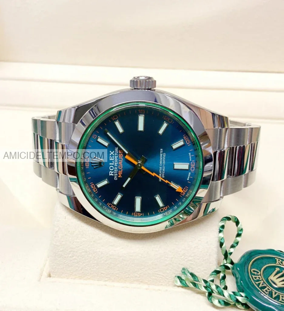 Rolex replica milgauss blu 116400GV orologio replica Amici del Tempo rolex replica