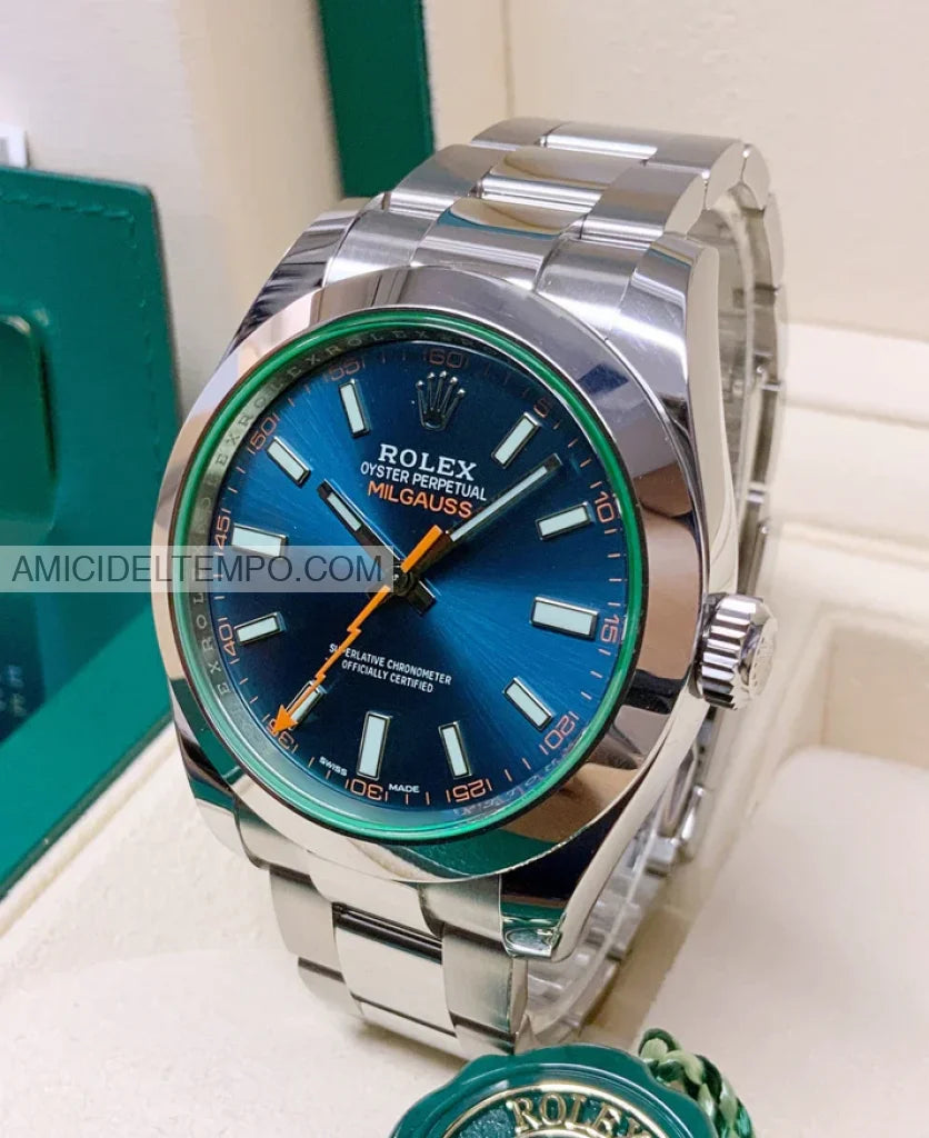 Rolex replica milgauss blu 116400GV orologio replica Amici del Tempo rolex replica