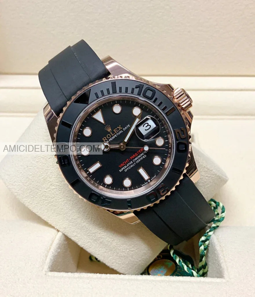 Rolex replica Yatch Master oro rosa 40mm oysterflex orologio replica Amici del Tempo rolex replica