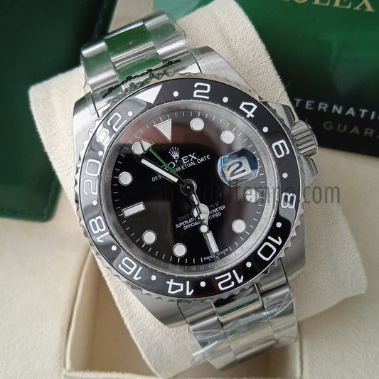 Rolex replica GMT Master II 116710LN Ghiera nera orologio replica | repliche rolex | Amici del Tempo