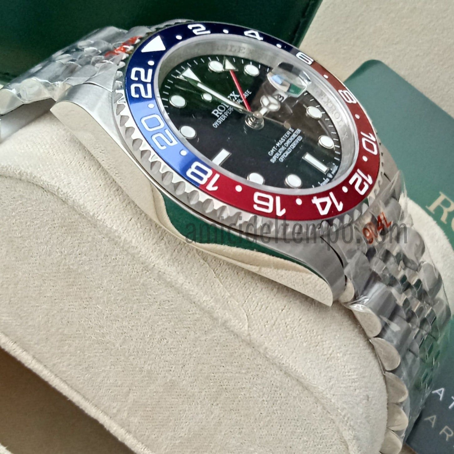 Rolex replica GMT Master II 126710BLRO Pepsi jubilè orologio replica | repliche rolex | Amici del Tempo